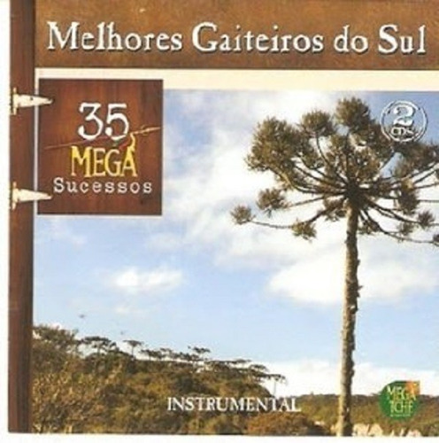 Cd Melhores Gaiteiros Do Sul 35 Mega Sucessos Instrumental