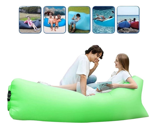 Sofá Inflável Confortável Para Dormir E Relaxar 240x70