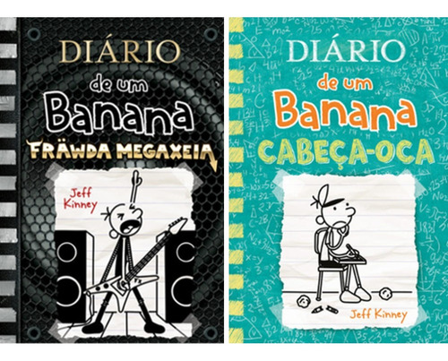 Coleção Diário De Um Banana - Vol 17 E 18: Frawda Megaxeia + Cabeça-oca