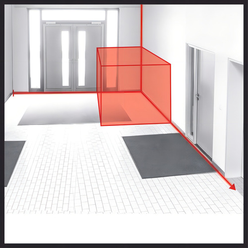 Medidor De Distancia Laser Einhell Classic Tc-ld 50 Clase Il