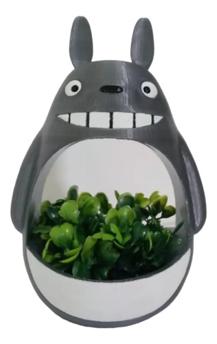 Maceta Totoro Impresion 3d Fusion3dmza Suculentas Plantas