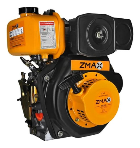 Motor Diesel Zm50d 5.0 Hp 4 Tempos Partida Manual Zmax