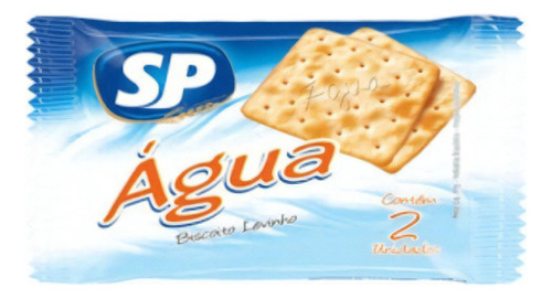 Biscoito Agua Sp Com 100 Sachês Salgada