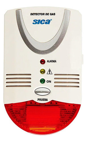 Detector De Gas Sica 220v Alarma Sonora