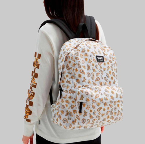 Mochila Vans Old Skool H2 Flores