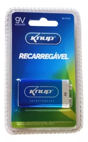 Pilhas Palito Recarregáveis AAA 1.2V de 1100mAh 4 Unid KNUP KP-4800AAA