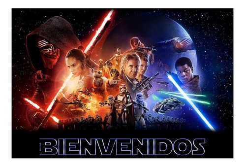 Cartel De Bienvenidos - Star Wars