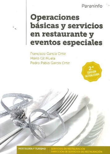 Libro Operaciones Básicas Y Servicios En Restaurante Y Event