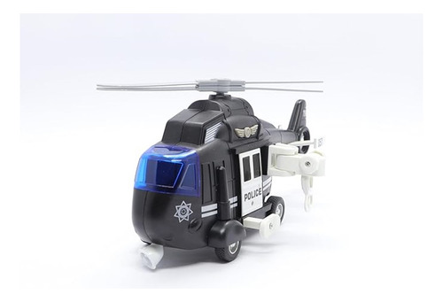 Helicoptero De Resgate Polícia Sons E Luzes - Shiny Toys