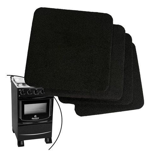 Kit 4 Tapete Para Maquina De Lavar Anti - Vibração Ruido Eva