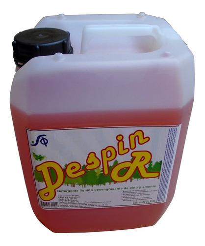 Desinfectante Limpiador Detergente De Pino Antibacterial 5 L