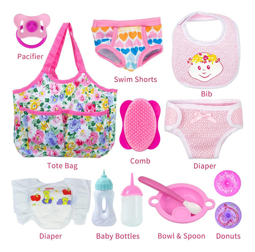 Unicorn Elemento 13 Pcs Ropa Y Accesorios De Muñecas De Muñe