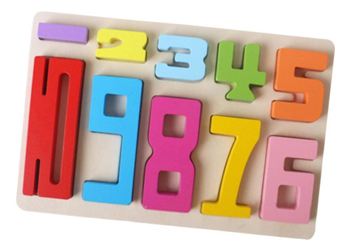 Wa Juego De Rompecabezas De Números De Madera, Juegos