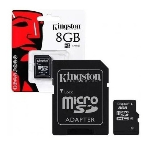 Memoria Micro Sd Kingston 8gb Clase 4