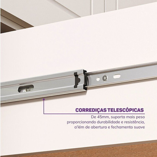 Quarto De Bebê Completo 1 Berço 1 Cômoda E 1 Guarda Roupa