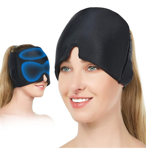 Gorro De Gel Terapéutico Natural Alivia Migrañas Y Dolores