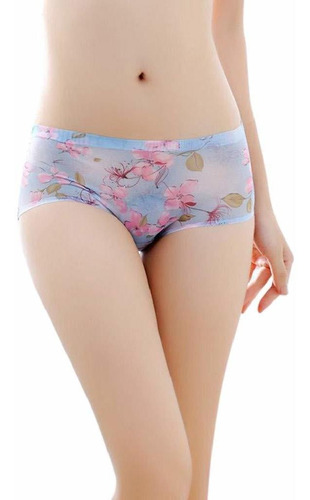 Ropa Para Dama Bummyo Impreso Suave Braga Hipter Thongs