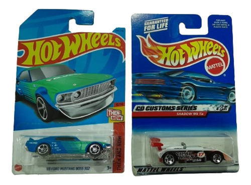 Hot Wheels Combo Shadow Mk Lla Y Ford Mustang Boss 302-1969