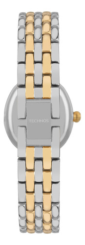Relógio Technos Feminino Mini Joia Bicolor - 2035nbo/1a Bisel Azul