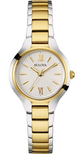 Reloj Bulova 98l217 Acero Dorado Dama Agente Oficial Relojeria Galeon