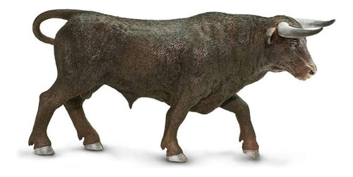 Safari Bull Toro Negro Figura Coleccion Animal Black Febo