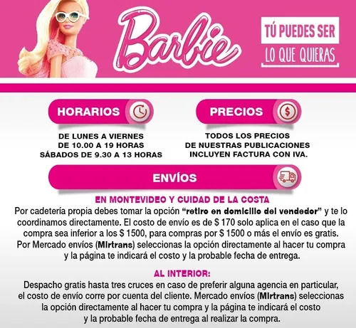 Barbie Hada Fxt00 fjc85 Meses sin intereses