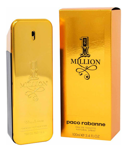 Perfume Loção Spray Masculina One Million Edt 100ml Edt Volume da unidade 100 mL