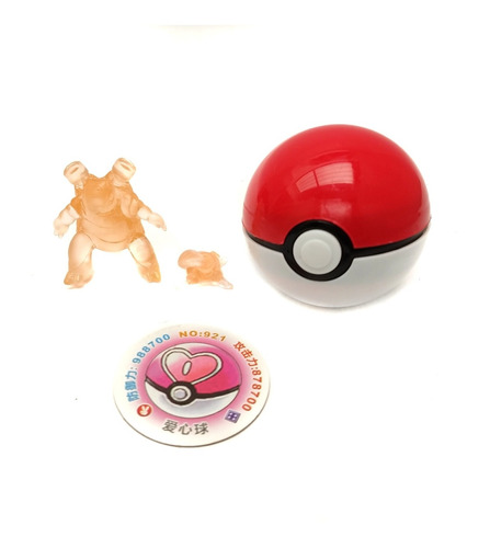 Pokémon Pokebola Con 2 Figuras Eevee Blastoise Charmander