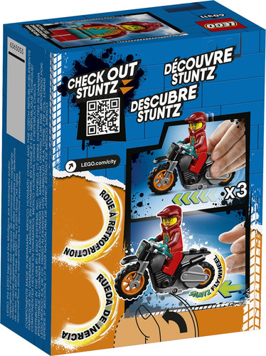 Kit De Construcción De Bicicletas Lego City Fire Stunt, Dive