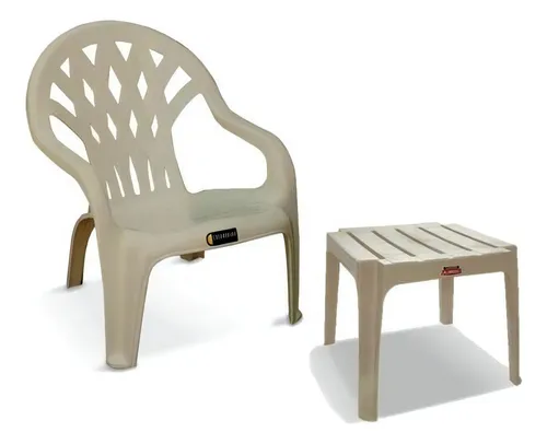 comprar Juego Mesa Barcelona + Sillon Reposero Monaco Colombraro Color Beige