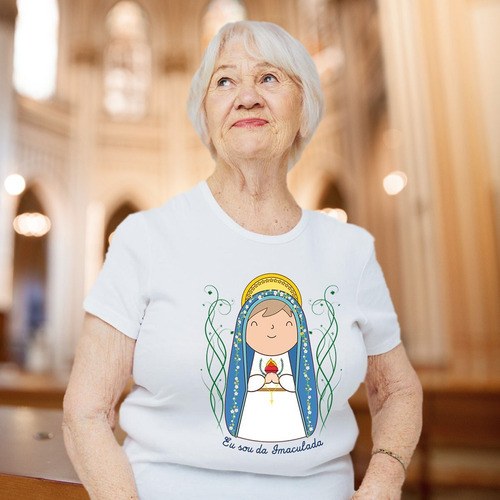 Camiseta Personalizada Sou Da Imaculada - Católica - Giftme