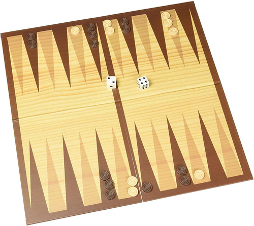 Juego De Mesa Cardinal Spin Master Backgammon Clásico