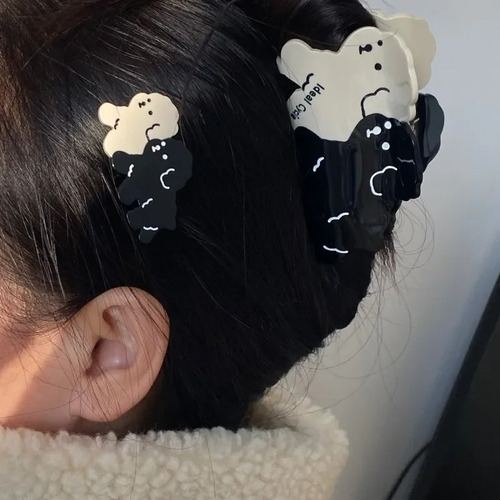Clipe De Cabelo Para Cães Clipe De Acrílico Creme Para Tub