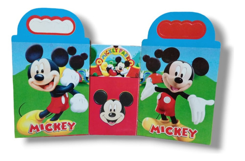 Mickey Mouse Caja Dulcera 40 Niños Artículos De Fiesta 