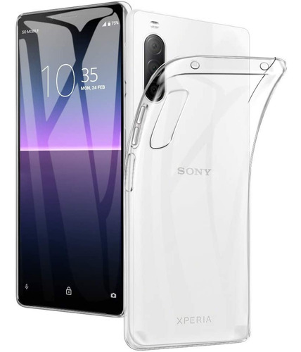 Funda De Silicona Ultrafina Compatible Sony Xperia 10 Ii 