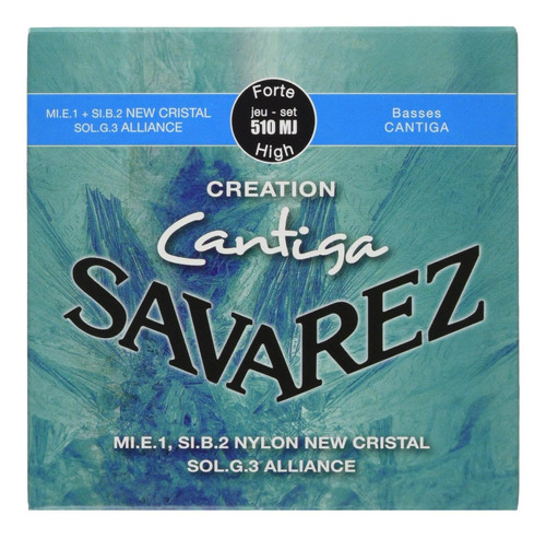 Savarez 510 mj Nueva Vidrio/alianza/cantiga Duro Tensión Con