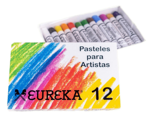 Crayones Pastel Tiza Para Artistas Eureka X 12