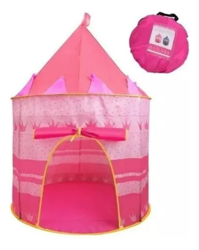 Carpa Castillo Armable Para Niña Rosa