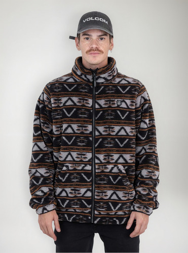 Poleron Flow Multicolor Hombre Volcom