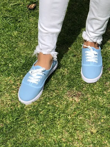 Tenis azules mujer new arrivals