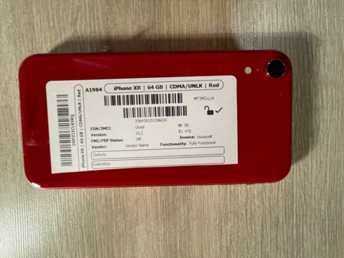 iPhone XR 64 Gb- Entrega Inmediata !  (Reacondicionado)