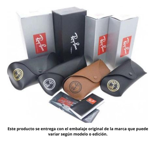 Lentes Armazón Lectura Ray-ban Round Gaze 0rx3947v Silver + 3178 | Plateado Pulido Con Borde Havanna