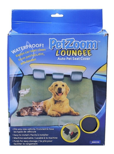 Protectora Asiento Para Mascotas Funda Auto Impermeable Univ