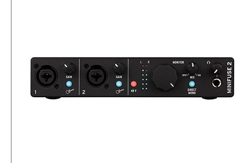 Interfaz De Audio Arturia Minifuse 2 De 2 Canales Xlr -negro