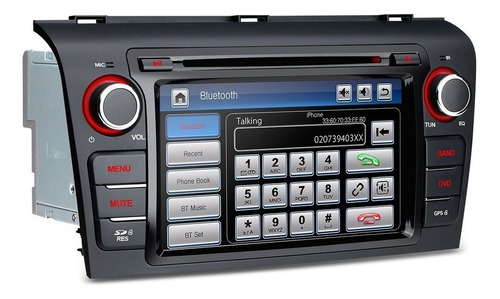 Estereo Dvd Gps Mazda 3 2006-2009 Bluetooth Touch Radio Usb