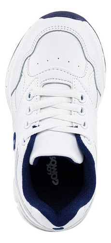 Tenis Colegial Gomyschool C New Bco-azul Unisex Los Gomosos