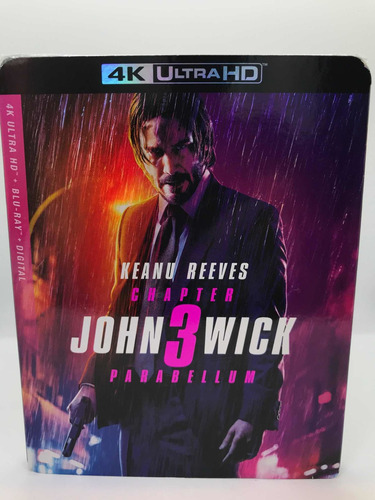 John Wick 3 Parabellum 4k Ultra Hd + Bluray + Digital Copy