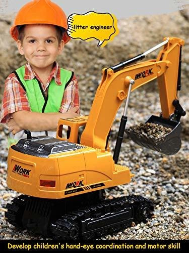 Imagen 2 de 7 de Rc Excavator Truck Toy For Boys Toddlers,1/24 Scales Kids R
