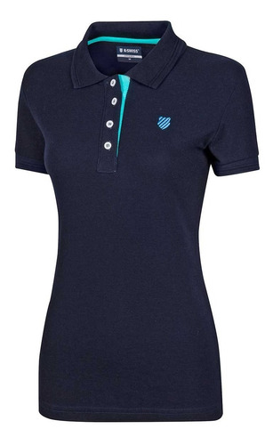 Playera Dama Tipo Polo  K-swiss Ppeadmar Marino 106-293 T3*