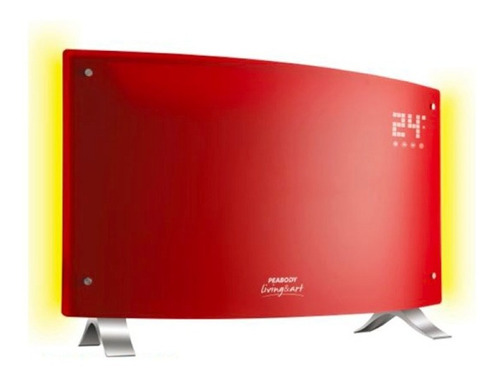 Vitroconvector Peabody Curvo Luz Pe-vqdl20r 2000w Rojo